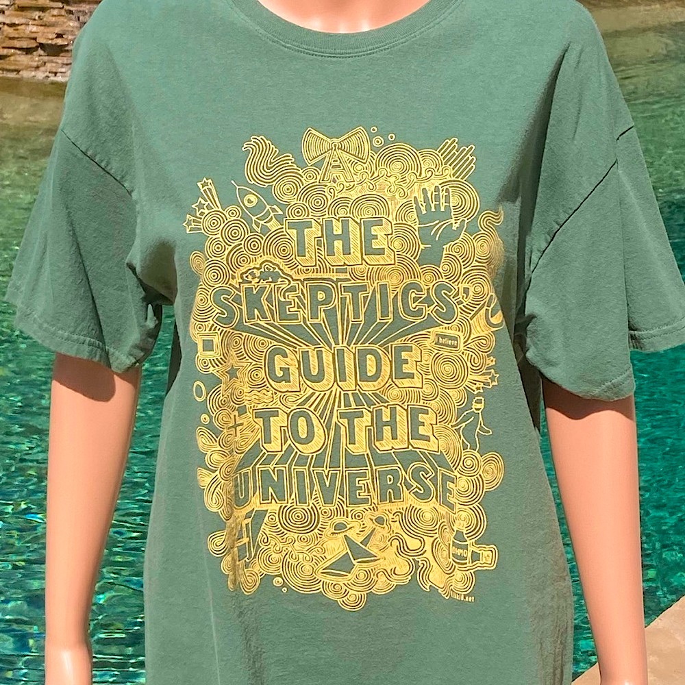 Skeptics Guide to the Universe Tee Shirt Large Gildan